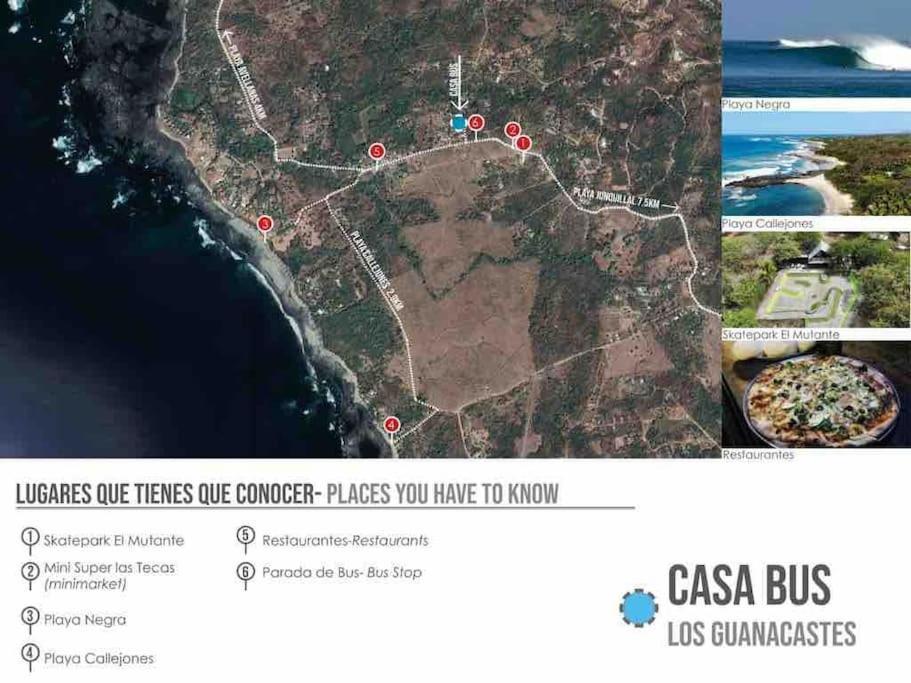 Vila Casa Bus Los Guanacastes Veintisiete de Abril Exteriér fotografie